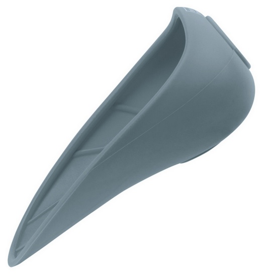 Collar WauDog Silicone Dysza do picia - końcówka 165x90mm szara - obrazek 2