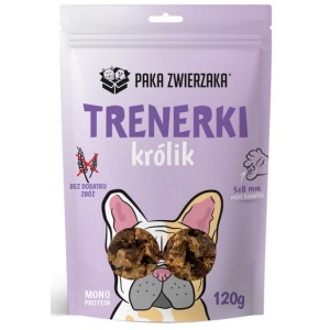 Paka Zwierzaka Trenerki Królik 120g