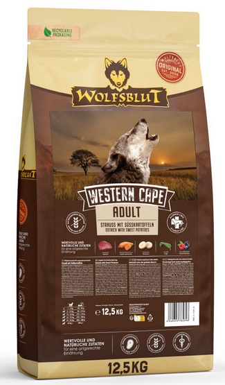 Wolfsblut Dog Western Cape - struś i bataty 12,5kg - obrazek 2