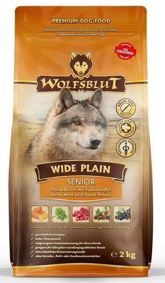 Wolfsblut Dog Wide Plain Senior - konina i bataty 2kg - obrazek 2