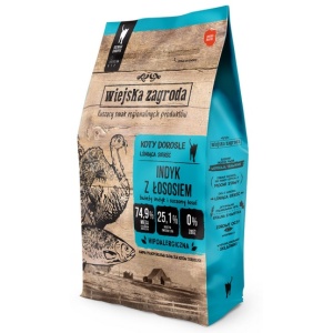 Wiejska Zagroda Kot - Indyk z łososiem 5kg