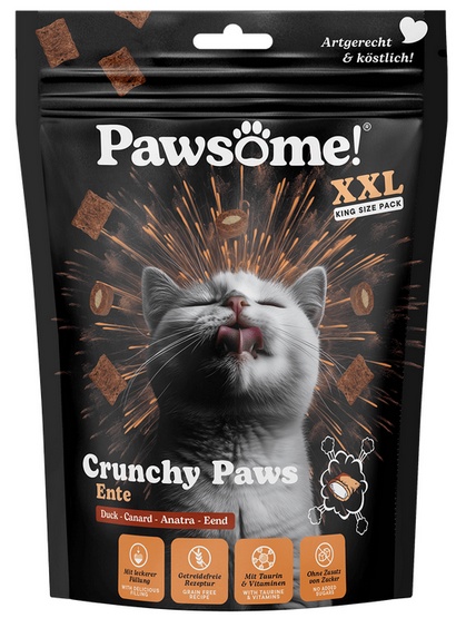 Pawsome Crunchy Paws Kaczka 150g - obrazek 2