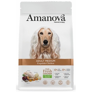 Amanova Dog Adult Medium Exquisite Chicken - kurczak 12kg