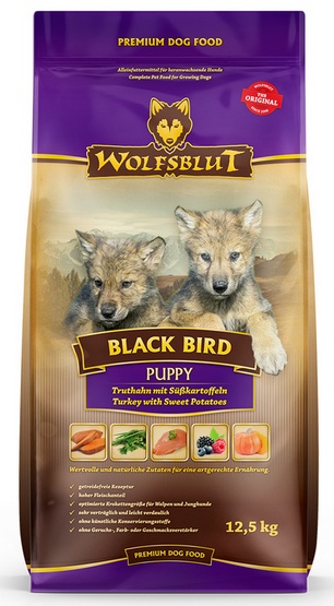 Wolfsblut Dog Black Bird Puppy - indyk i bataty 12,5kg - obrazek 2