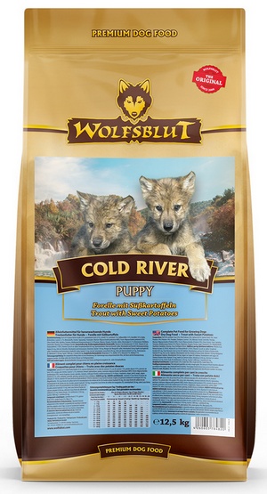 Wolfsblut Dog Cold River Puppy - pstrąg i bataty 12,5kg - obrazek 2