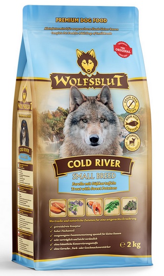 Wolfsblut Dog Cold River Small - pstrąg i bataty 2kg
