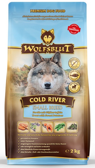 Wolfsblut Dog Cold River Small - pstrąg i bataty 2kg - obrazek 2