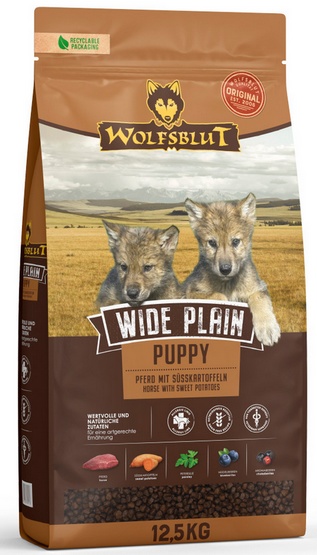 Wolfsblut Dog Wide Plain Puppy - konina i bataty 12,5kg - obrazek 2