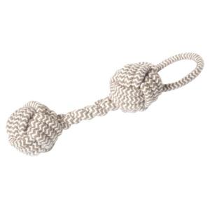 Dingo Zabawka dla psa - Kość z rączką beżowa