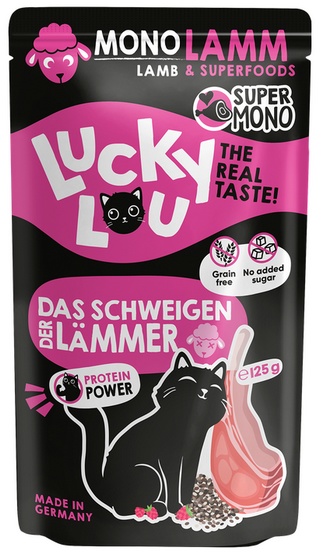 Lucky Lou SuperMono Jagnięcina saszetka 125g - obrazek 2