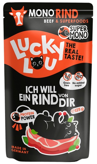 Lucky Lou SuperMono Wołowina saszetka 125g - obrazek 2