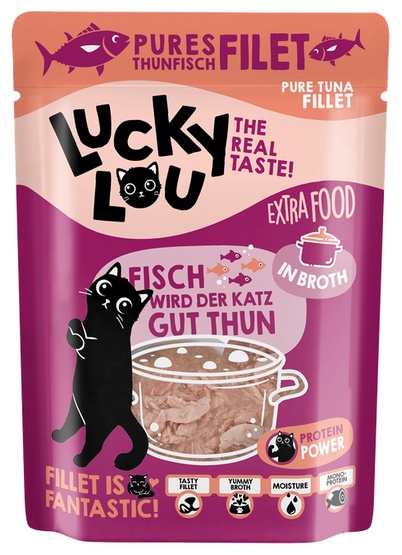 Lucky Lou Extrafood Tuńczyk w bulionie saszetka 70g - obrazek 2