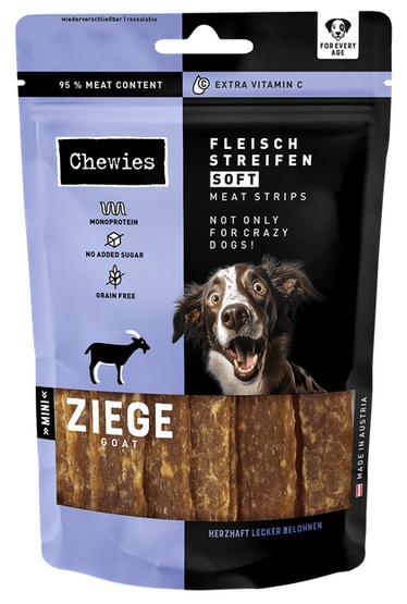 Chewies Meat Strips Soft Mini Koza 70g - obrazek 2