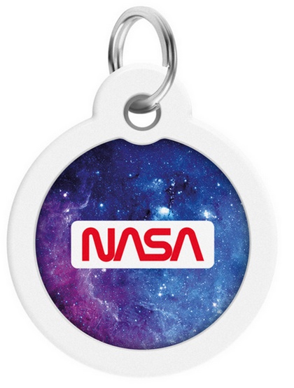 Collar WauDog Smart ID Zawieszka z QR-paszportem okrągła 3cm NASA21 - obrazek 2