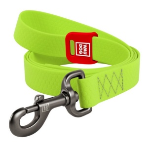 Collar Waterproof Smycz wodoodporna L-XXL 25mm/183cm jasnozielona