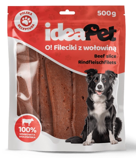 IdeaPet Fileciki z wołowiną 500g - obrazek 2