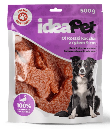IdeaPet Kostki z kaczką i ryżem 9cm 500g - obrazek 2