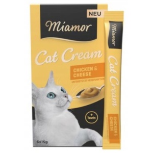 Miamor Cat Cream Kurczak i ser 6x15g