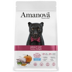 Amanova Cat Adult Turkey Delight - indyk 4kg
