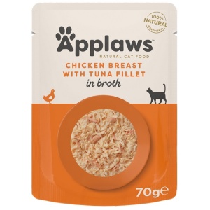Applaws saszetka dla kota Kurczak z Tuńczykiem w rosole 70g