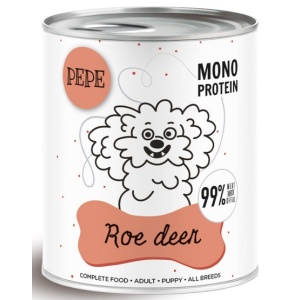 Paka Zwierzaka PEPE Roe Deer (sarna) puszka 800g