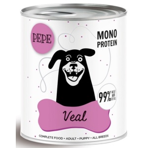 Paka Zwierzaka PEPE Veal (cielęcina) puszka 800g
