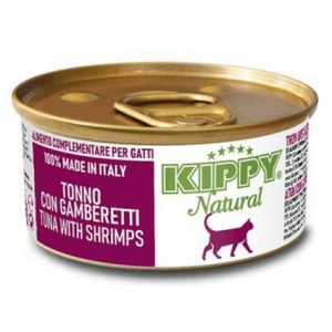 Kippy Natural Tuna & Shrimps - tuńczyk i krewetki puszka 70g