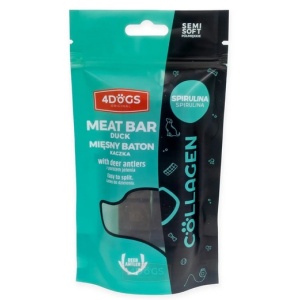 4DOGS Batony Semi-Soft Spirulina i poroże 2szt