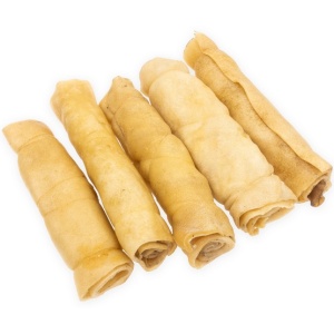 4DOGS Skóra jagnięca rollo 15cm 5szt