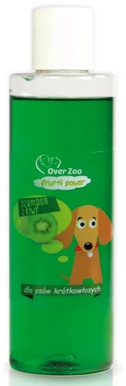 Over Zoo Frutti Power Szampon o zapachu kiwi - psy krótkowłose 200ml - obrazek 2