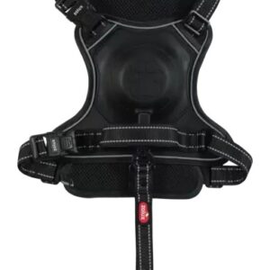 Zolux Szelki ze smyczą automatyczną Easyride M czarne