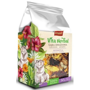 Vitapol Vita Herbal Przekąska Łąka kwiatowa dla szynszyli 30g