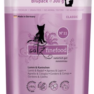 Catz Finefood Classic N.11 Jagnięcina i Królik saszetka 300g