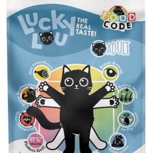 Lucky Lou Food Code Lifestage Adult Drób & Łosoś 750g