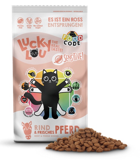 Lucky Lou Food Code Sensitive Wołowina & Konina 1,7kg - obrazek 2