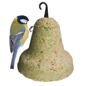 Megan Dzwonek tłuszczowy wyciągany dla ptaków 400g [ME109]