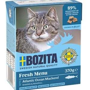 Bozita z Makrelą kawałki w galaretce kartonik 370g