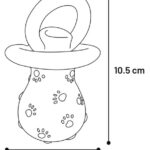 Flamingo Lateksowy Smoczek 10,5cm [517911] - obrazek 2