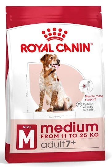 Royal Canin Medium Adult 7+ karma sucha dla psów dorosłych, ras średnich 15kg - obrazek 2