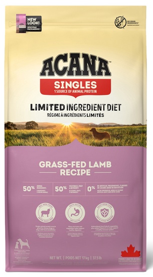 Acana Singles Grass-Fed Lamb 17kg