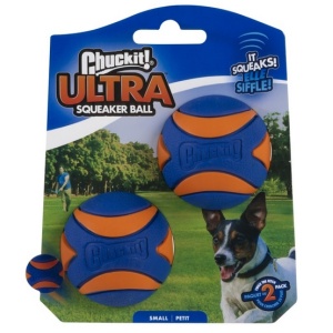 Chuckit! Ultra Squeaker Ball Small 2pak [31537]