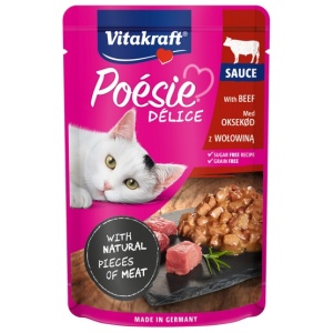 Vitakraft Poesie Deli Sauce wołowina saszetka 85g