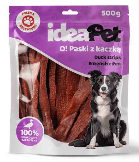 IdeaPet Paski z kaczką 500g - obrazek 2