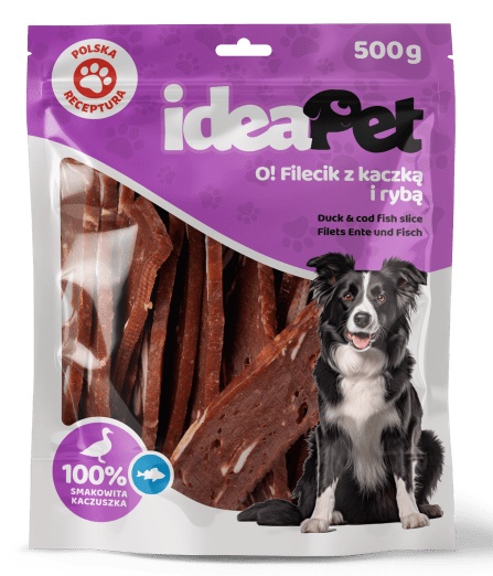 IdeaPet Fileciki z kaczką i rybą 500g - obrazek 2