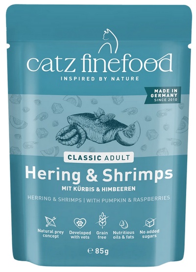 Catz Finefood Classic N.13 Śledź i Krewetki saszetka 85g - obrazek 4