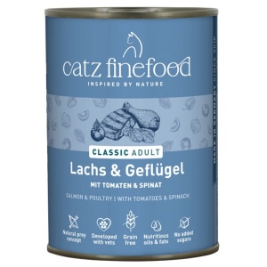 Catz Finefood Classic Łosoś i drób (N.05) puszka 400g