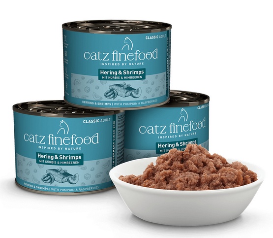 Catz Finefood Classic N.13 Śledź i Krewetki puszka 200g - obrazek 5
