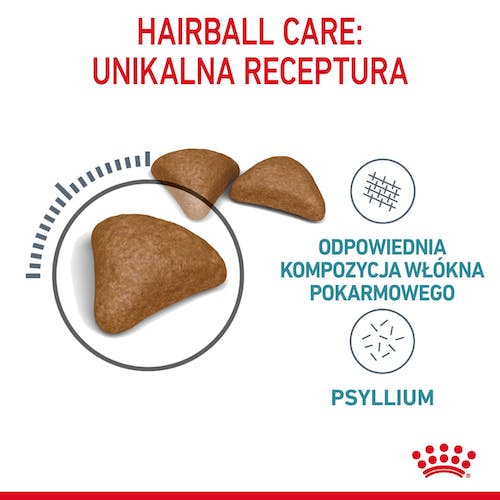 Royal Canin Hairball Care karma sucha dla kotów dorosłych, eliminacja kul włosowych 2kg - obrazek 4