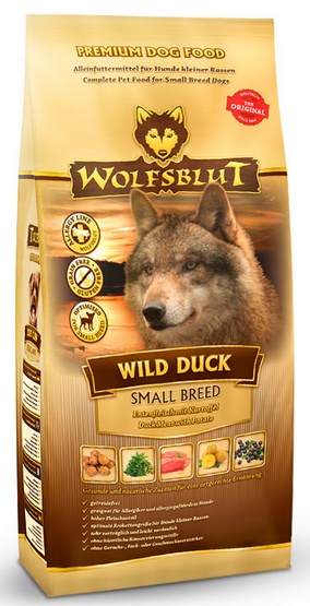 Wolfsblut Dog Wild Duck Small - kaczka i bataty 2kg