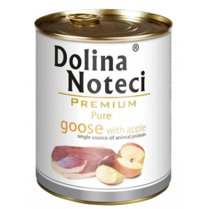 Dolina Noteci Premium Pies Pure Gęś i jabłko puszka 800g